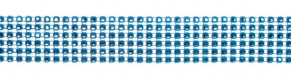 Simplicity Blue Turquoise Rhinestone Diamante Trim