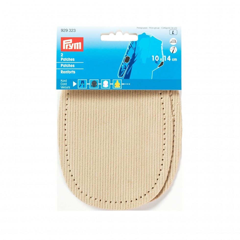 Prym Corduroy Elbow Patches Beige
 