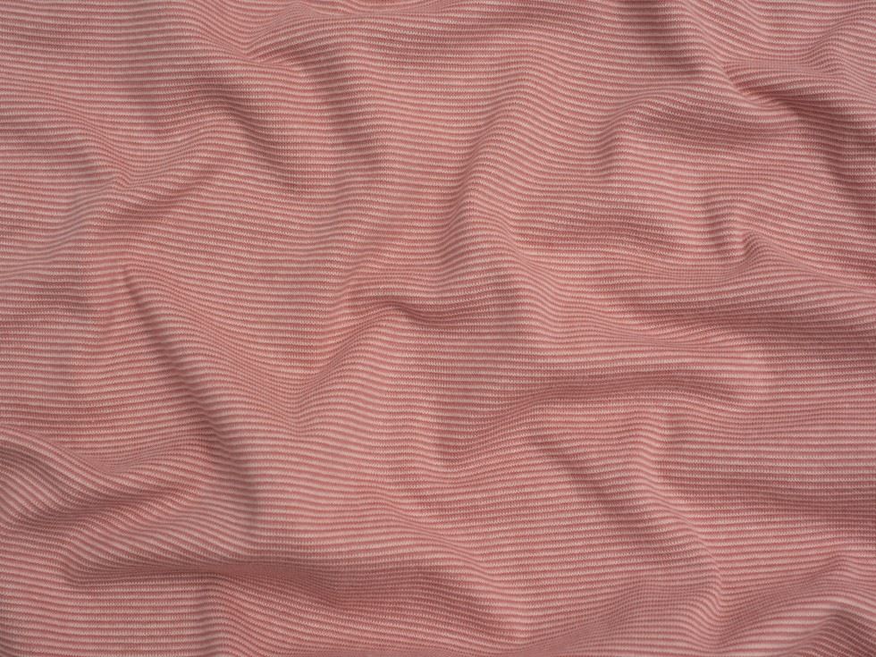 Minerva Core Range Dusky Rose Tubular Ribbing Stretch Knit Fabric