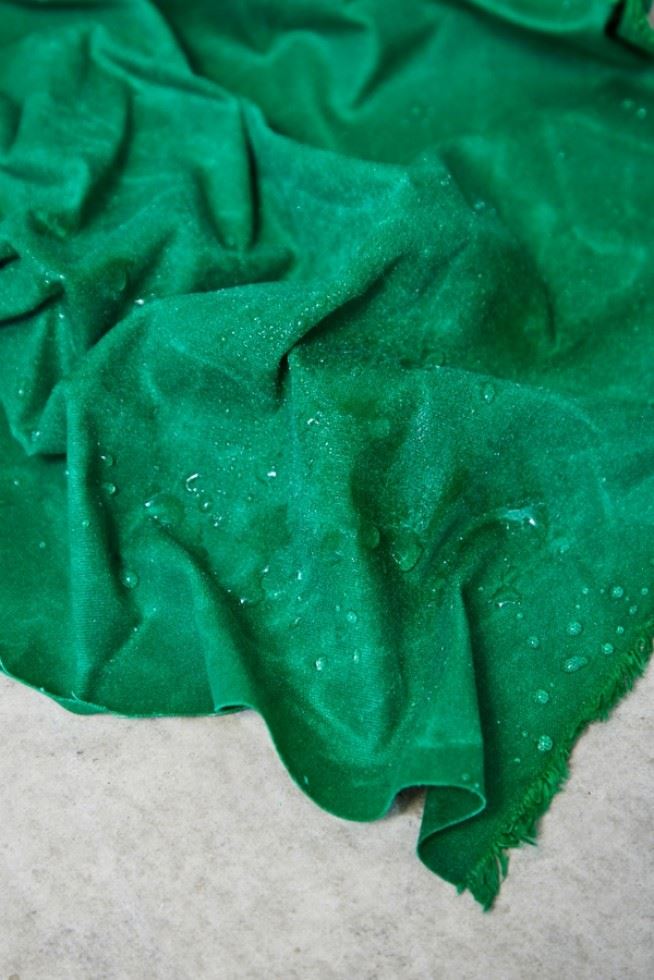Mind The Maker Jolly Green Light Waxed Cotton Fabric