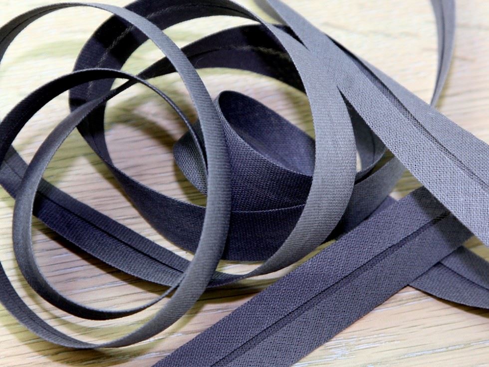 Prym Anthracite Cotton Bias Binding Tape