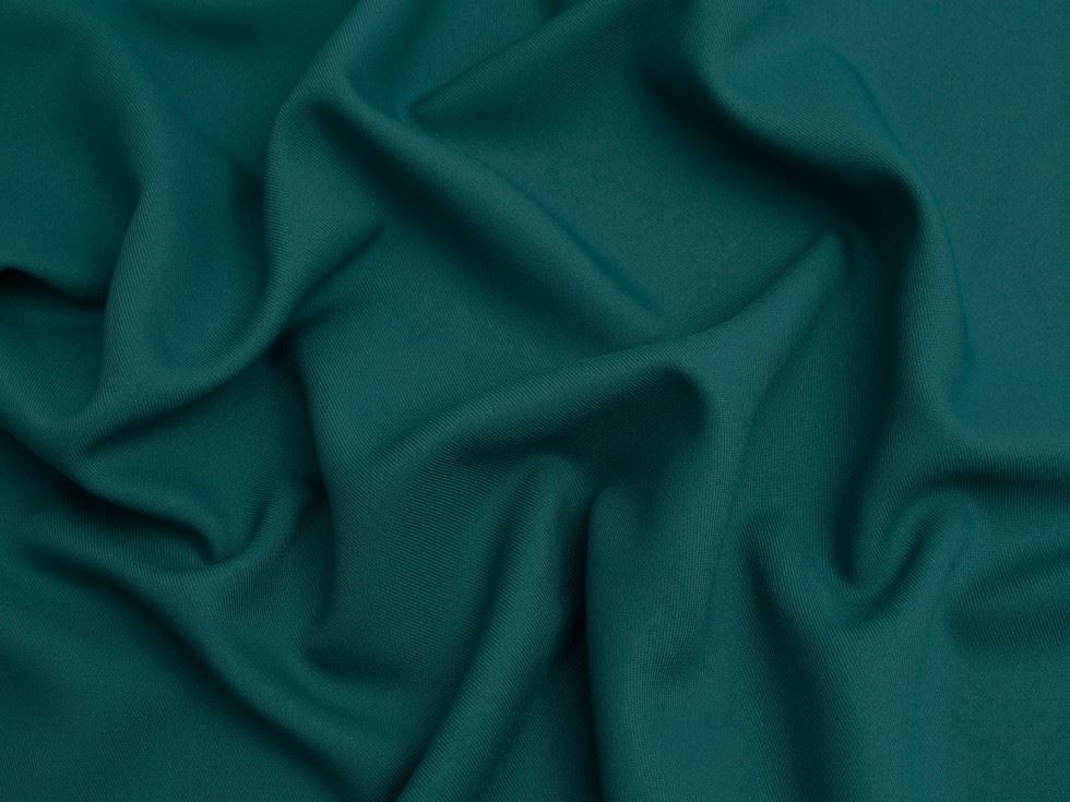 Minerva Core Range Teal Recycled Polyester Twill Suiting Fabric