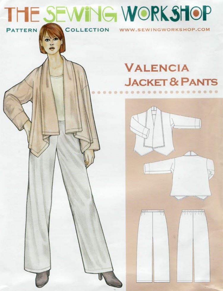 The Sewing Workshop Paper Sewing Pattern Valencia Jacket & Trousers