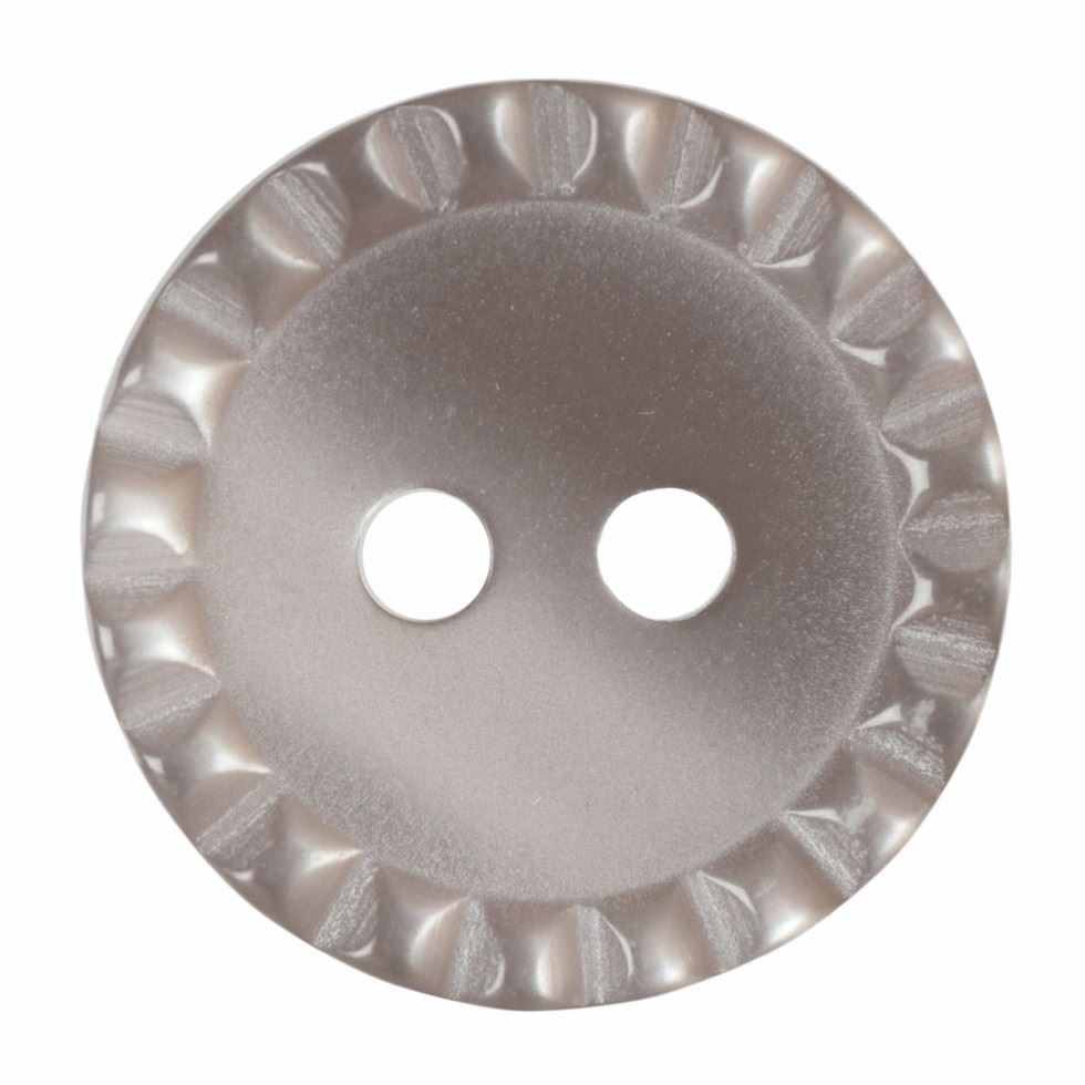 Hemline Brown Round Shirt Buttons