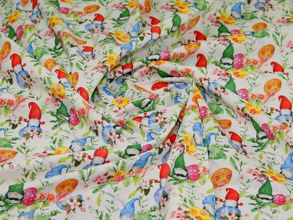 100% Cotton Fabric Multicoloured