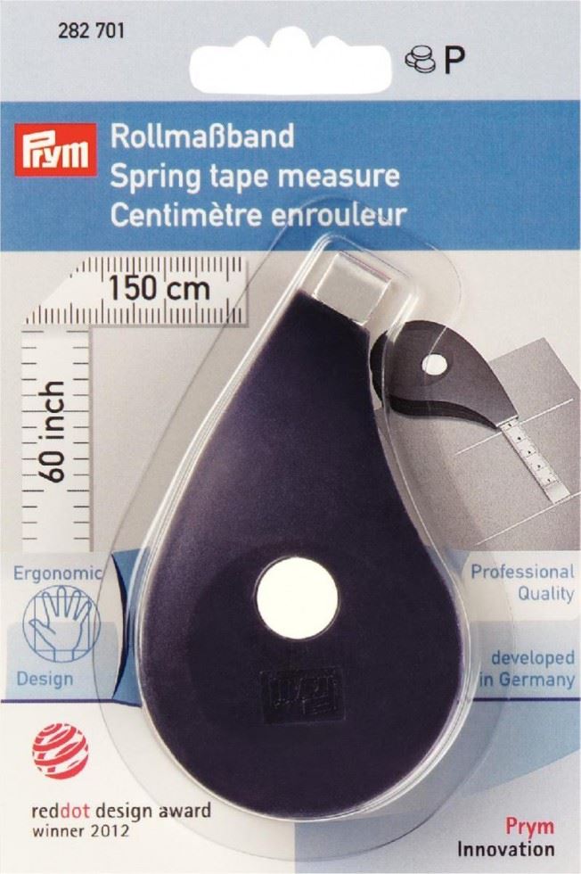 Prym Ergonomic Spring Tape Measure