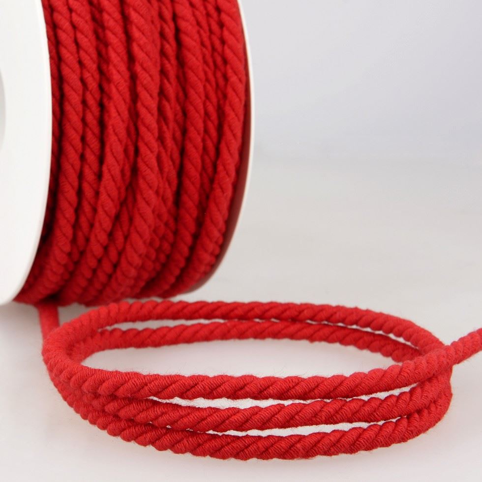 Stephanoise Round Cotton Cord Red