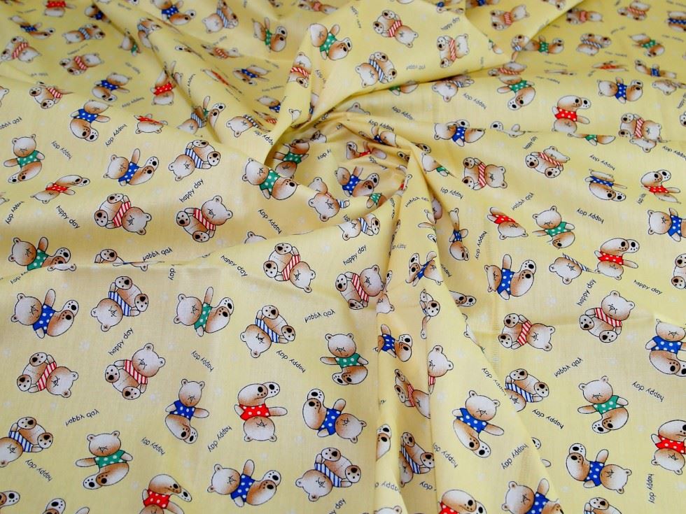 Lemon Deadstock 100% Cotton Fabric