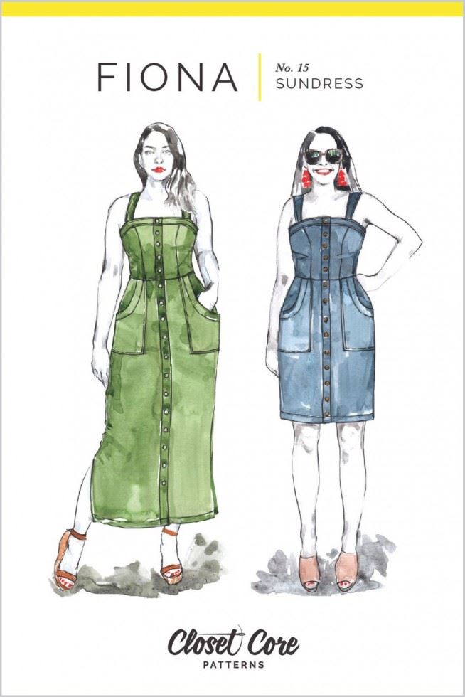 Closet Core Patterns Paper Sewing Pattern Fiona Sundress
 