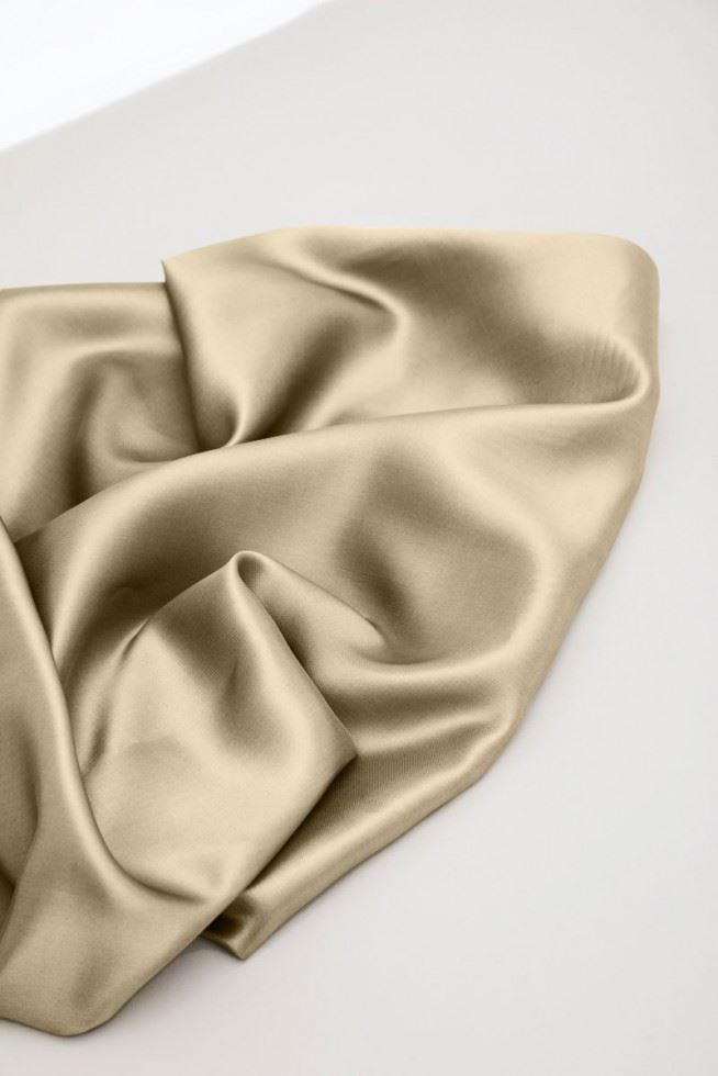 Mind The Maker Sand Viscose Twill Lining Fabric