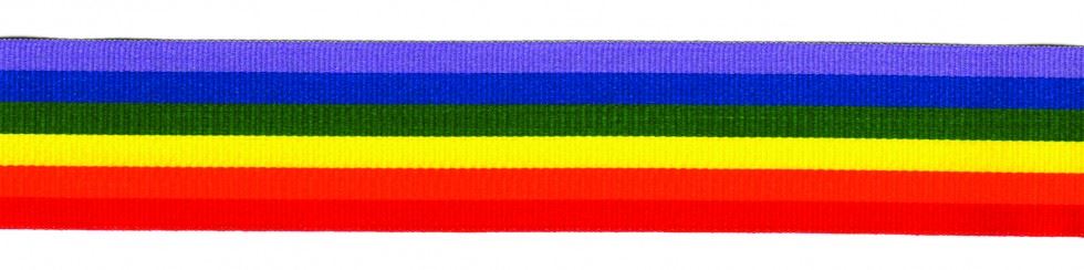 Berisfords 1 Multicoloured Rainbow Ribbon (Value Roll)