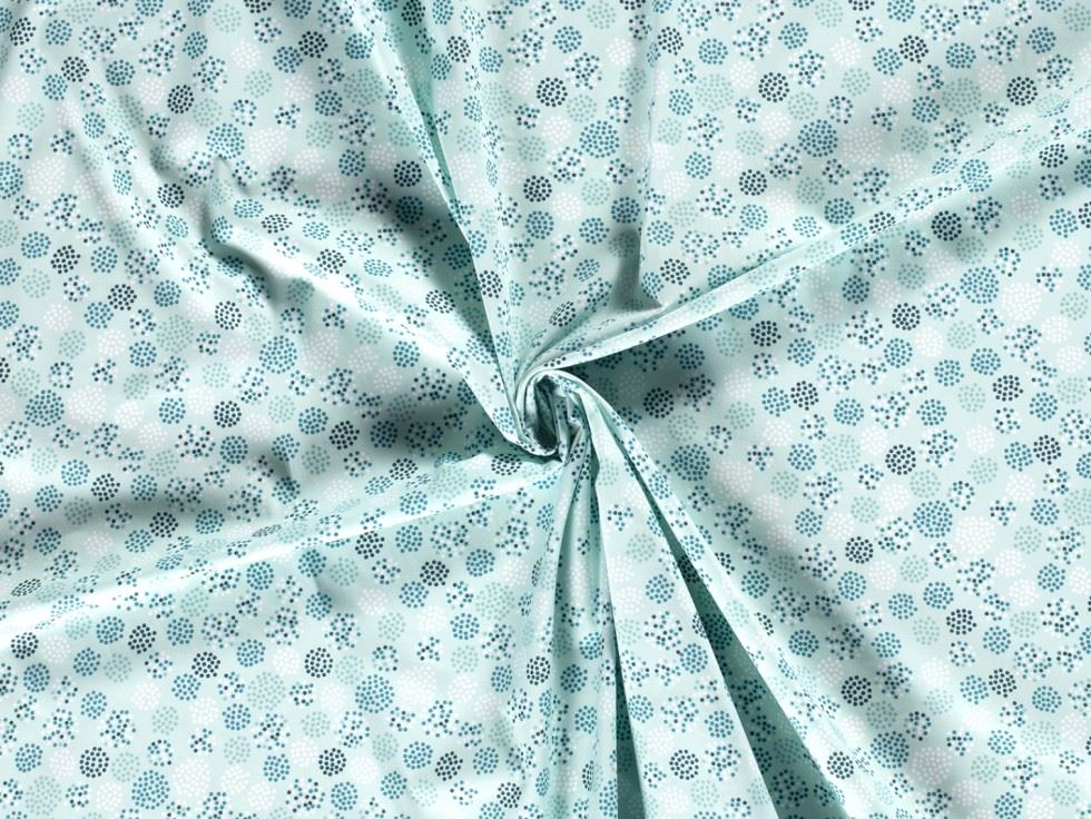 100% Cotton Poplin Fabric Mint
 