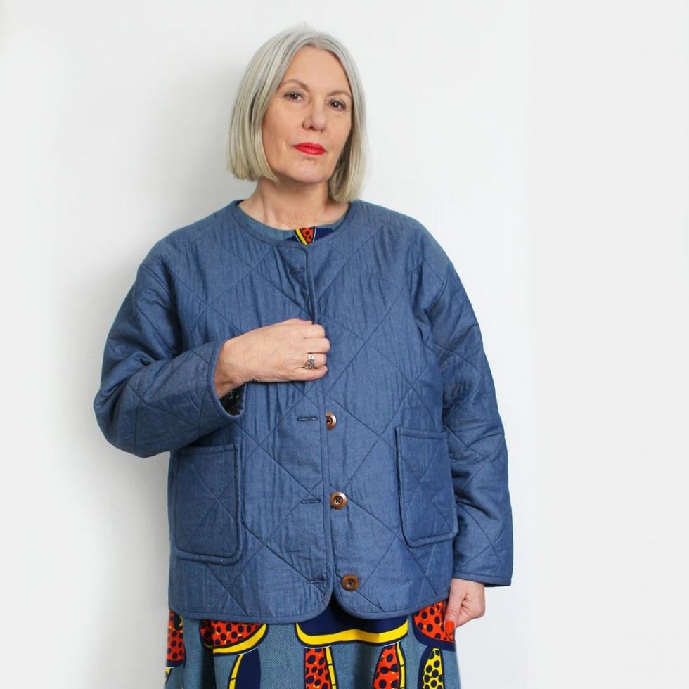 Sewgirl Paper Sewing Pattern Bibi Quilted Jacket
 