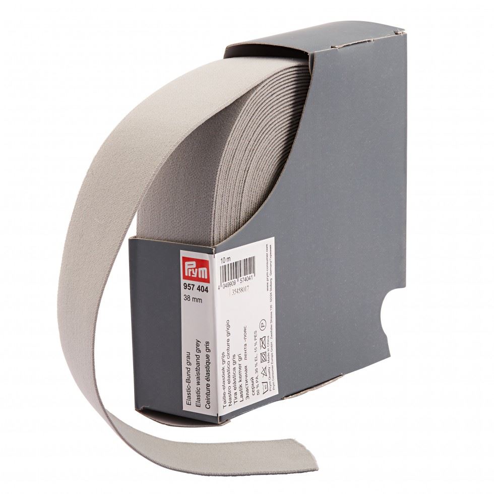 Prym Grey Soft Elastic Waistbanding