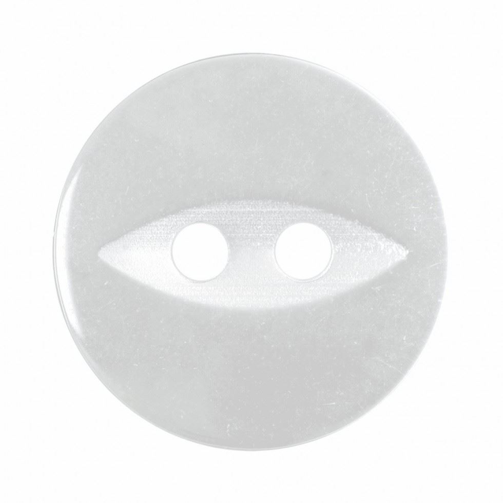 Hemline Clear Round Fish Eye Buttons