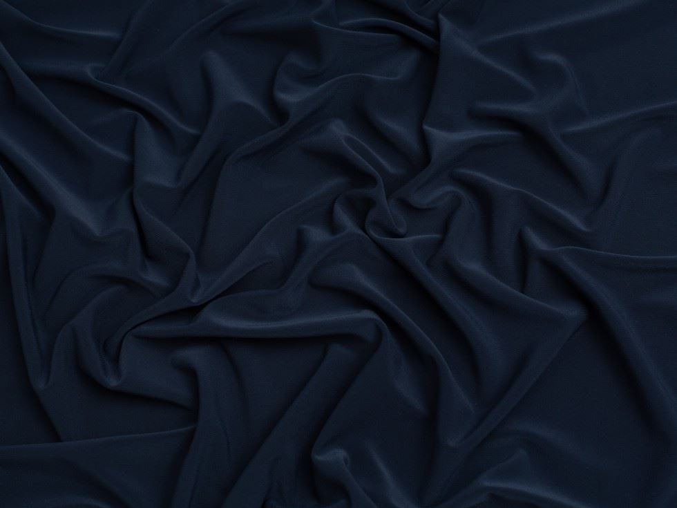 Minerva Core Range Heavy ITY Silky Stretch Knit Fabric Navy Blue Minerva Core Range Heavy ITY Silky Stretch Knit Fabric Navy Blue
