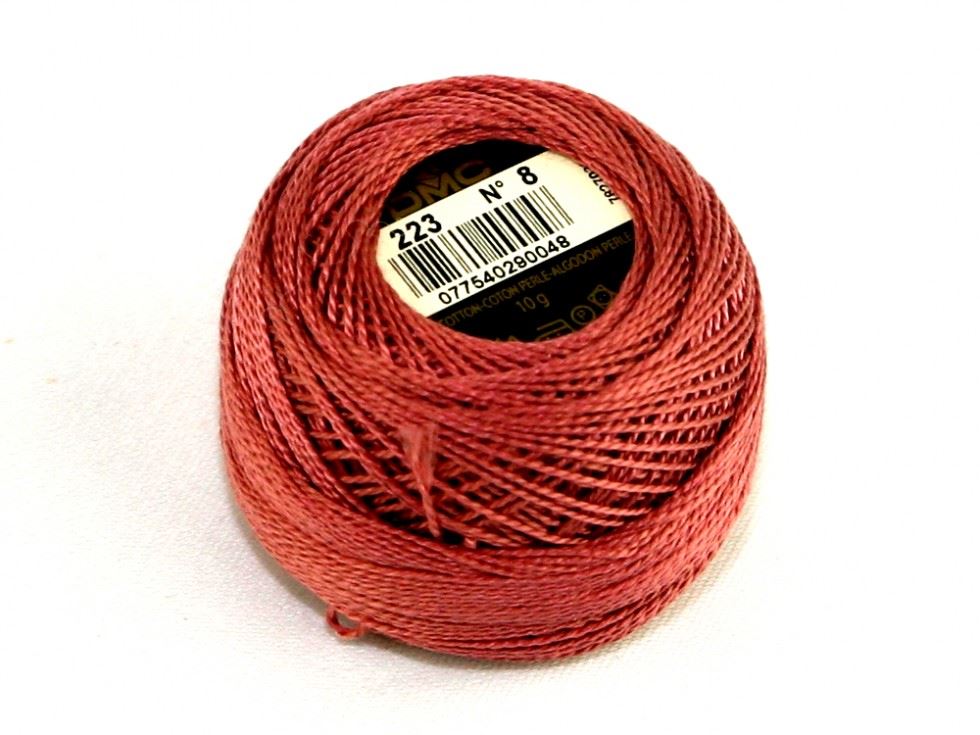 DMC Size 8 Cotton Perle Thread 223
 