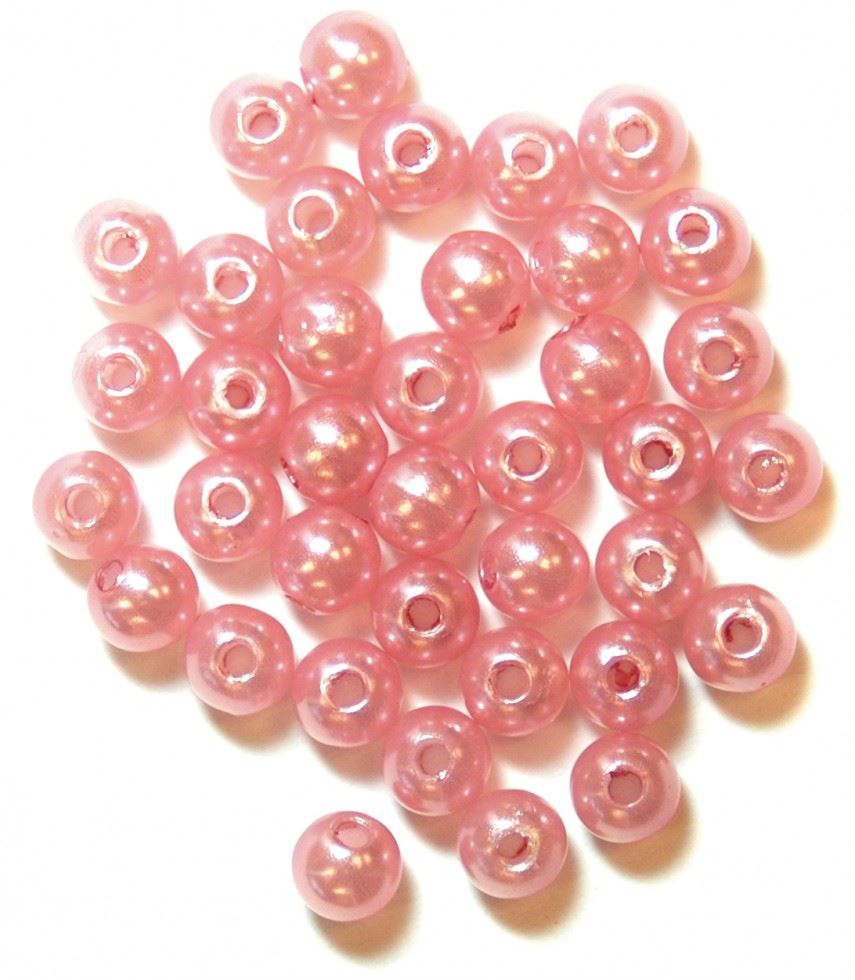 Craft Factory Lilac Round Pearl Beads