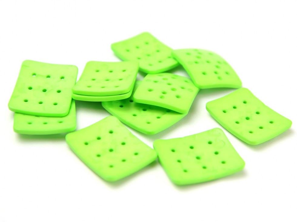 Dill Extra Large Resin Buttons (Value Pack) Lime Green
 