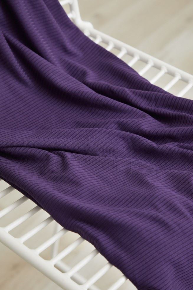 Meet MILK Derby Tencel Modal Rib Stretch Knit Fabric 130cm/52" Wide - per metre - Picture 34 of 38