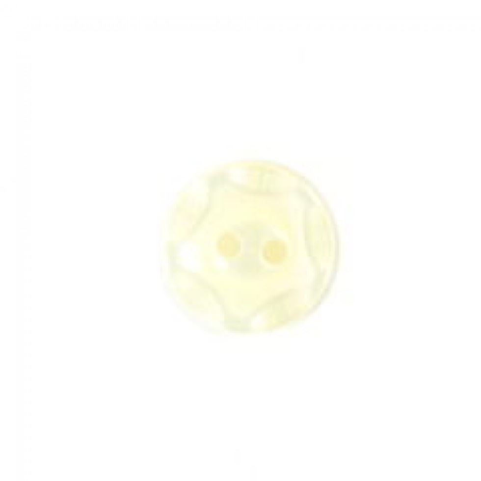 Crendon Round Floral Buttons (Value Pack) Lemon