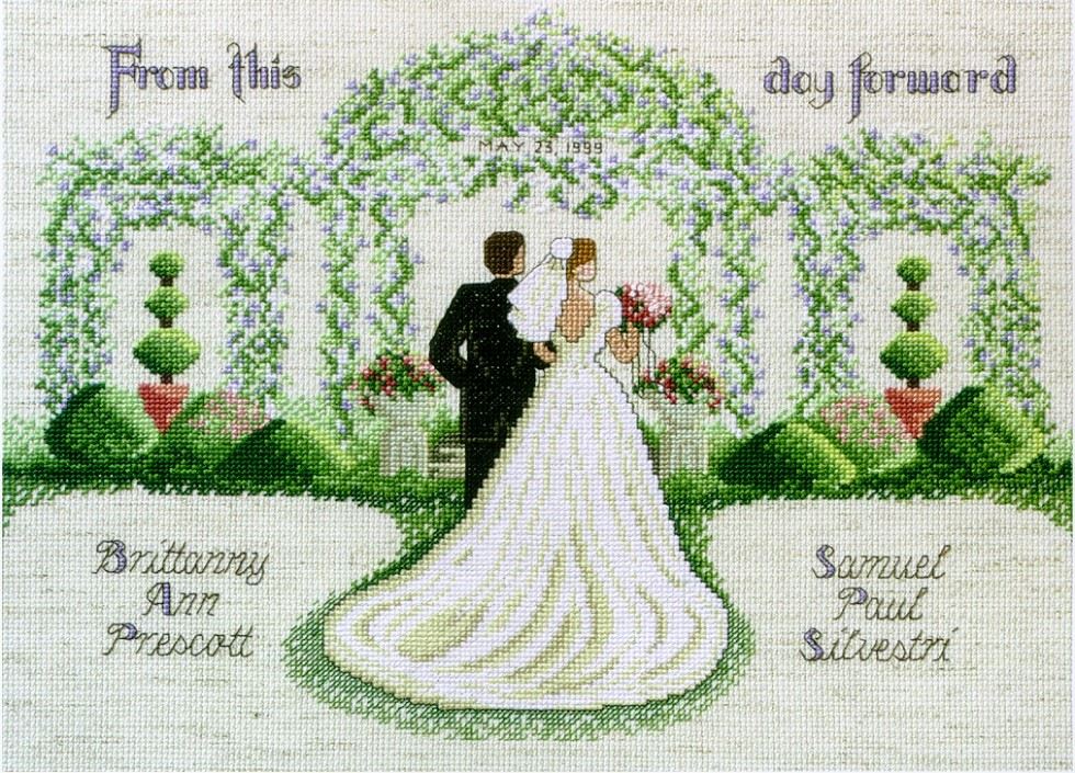 Janlynn From This Day Forward Counted Cross Stitch Kit