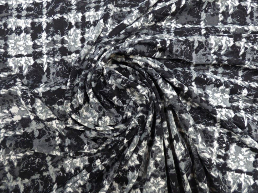 Lady Mcelroy Grey Viscose Jersey Stretch Knit Fabric