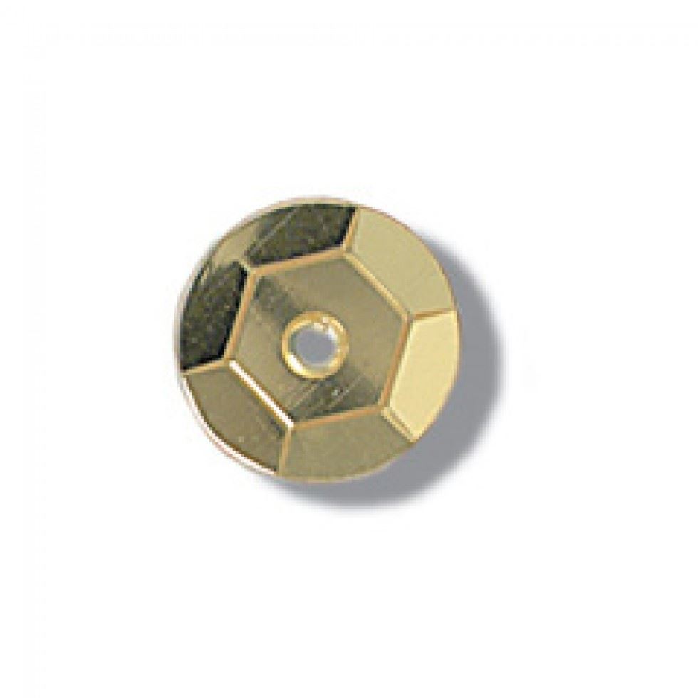 Trimits Round Cup Sequins (Value Pack of 5) Gold