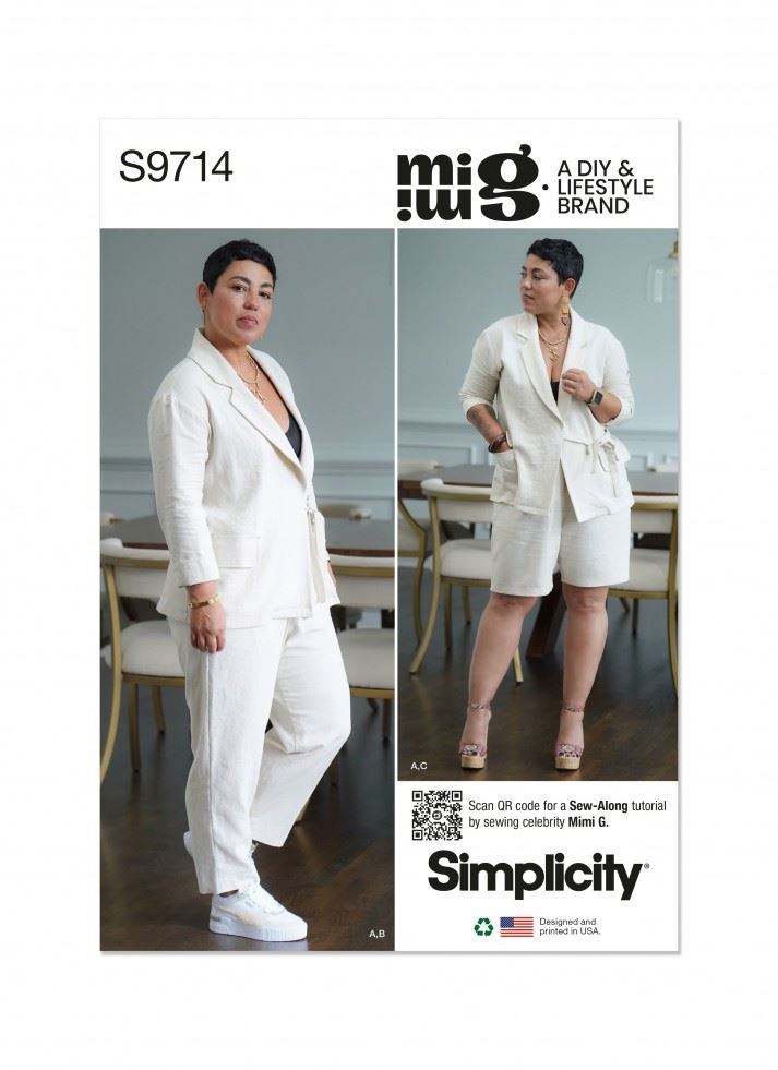 Minerva Sewing Pattern 9714 Simplicity Simplicity-9714-K5