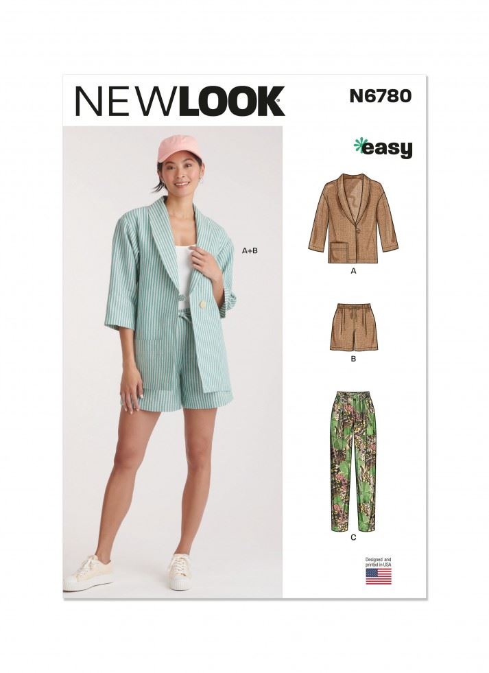 New Look Paper Sewing Pattern 6780
 