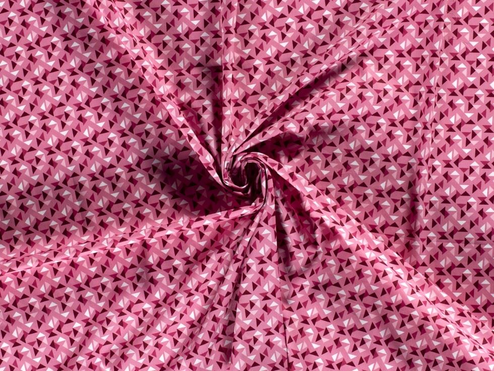 100% Cotton Poplin Fabric Pink
 