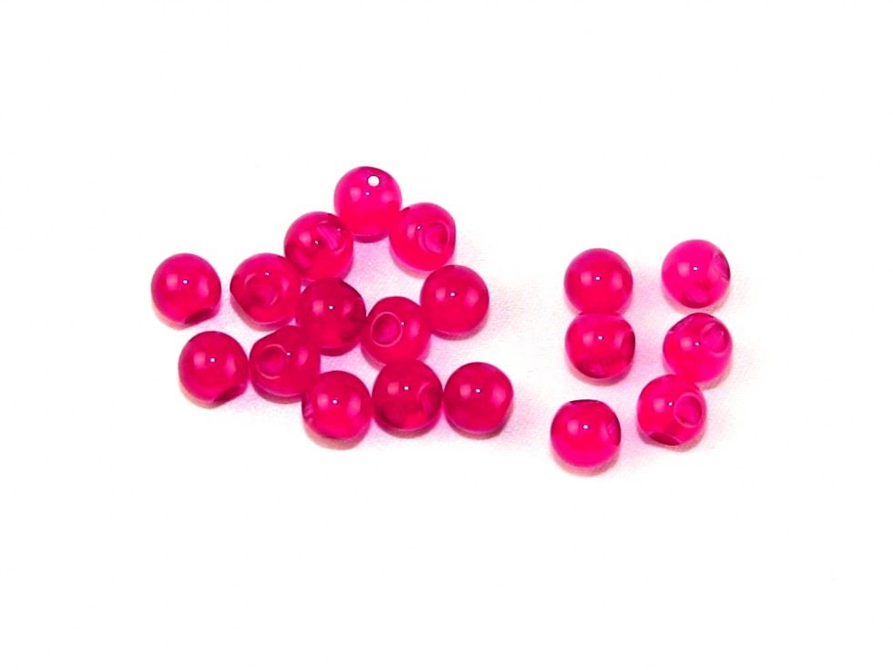 Dill Cerise Pink Pearlised Ball Buttons (Value Pack)