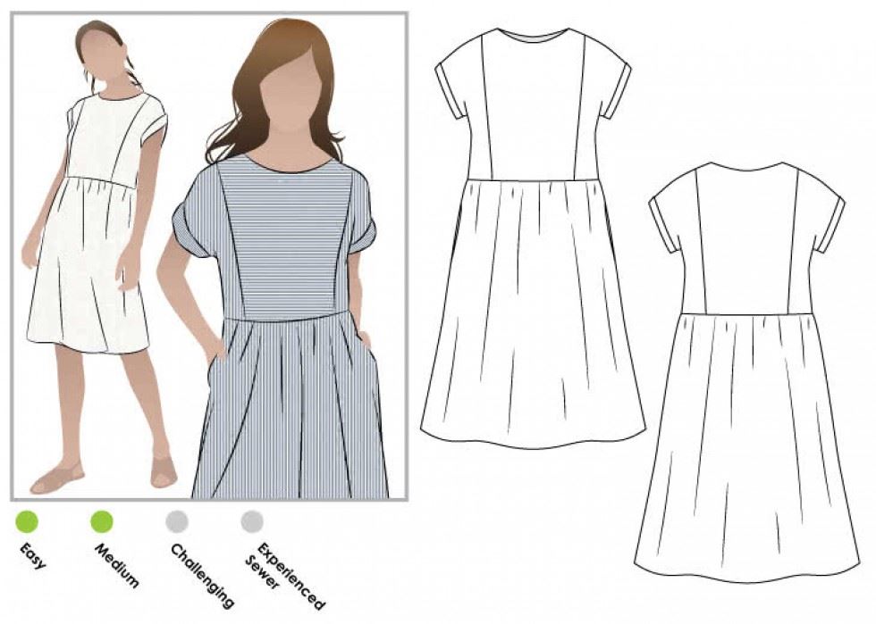 Style Arc Sewing Pattern Lacey Dress
