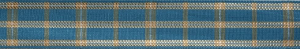 Berisfords Regal Tartan Ribbon Malibu
 
