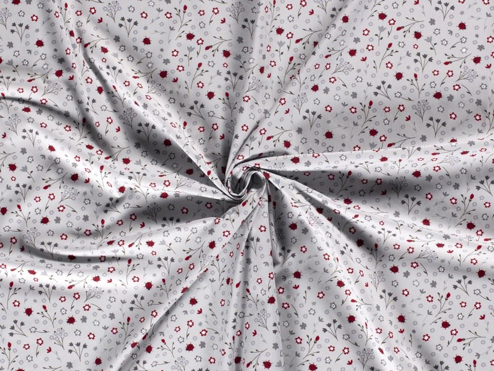 100% Cotton Poplin Fabric Light Grey
 