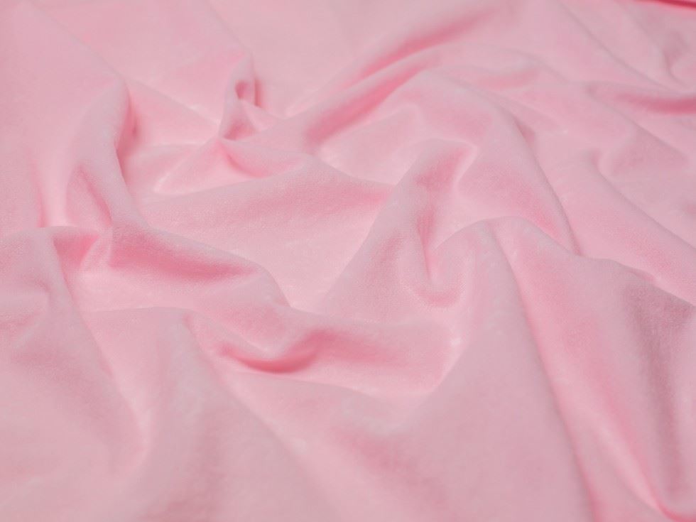 Minerva Core Range Faux Suede Suedette Fabric Pale Pink
 