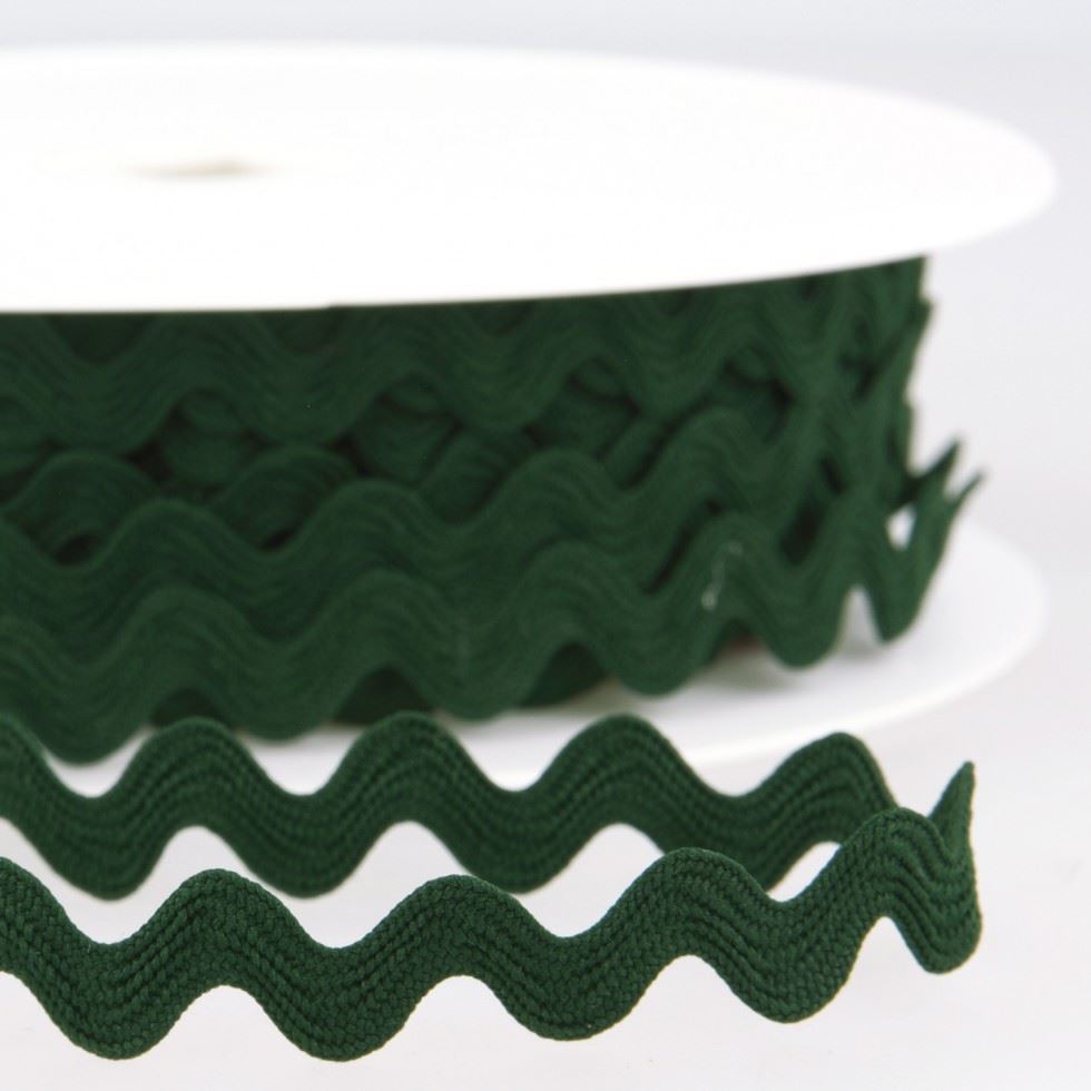 Stephanoise Ric Rac Trim Bottle Green
 