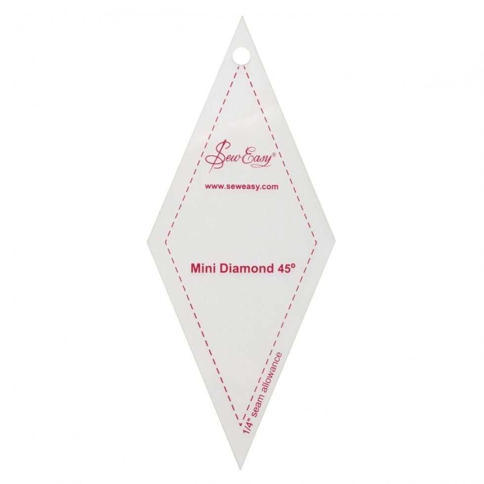 Sew Easy Mini 45 Degree Diamond Quilting Template