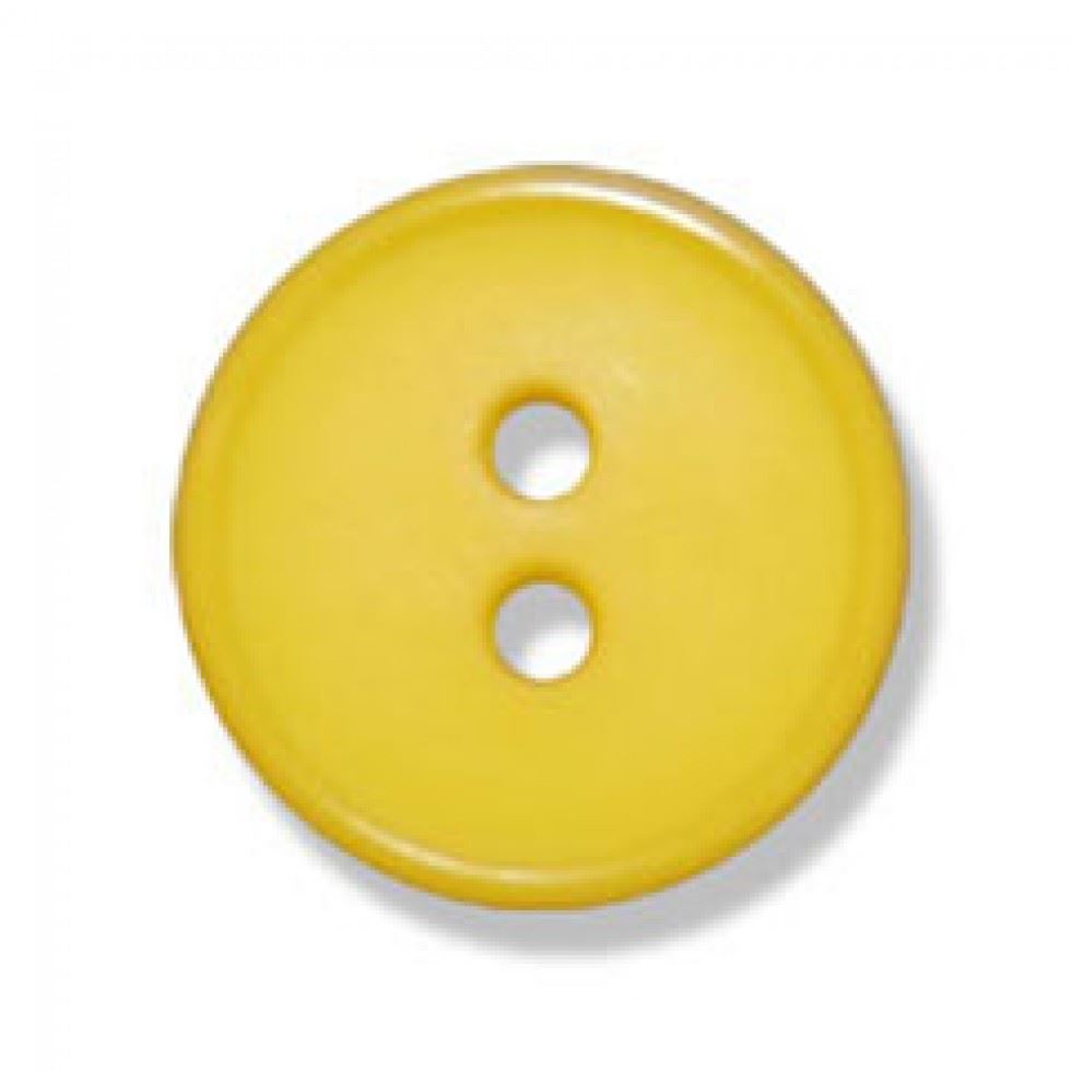 Trimits Yellow Round Plastic Buttons (Value Pack)