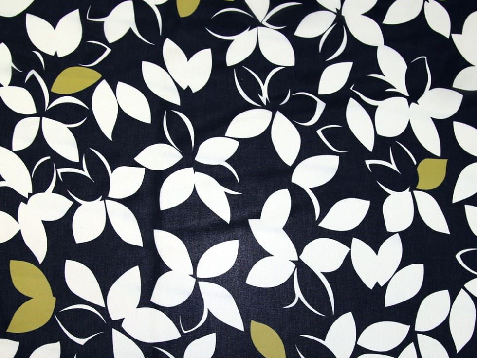 John Kaldor Black & Lime Ice Sheer Chiffon Fabric