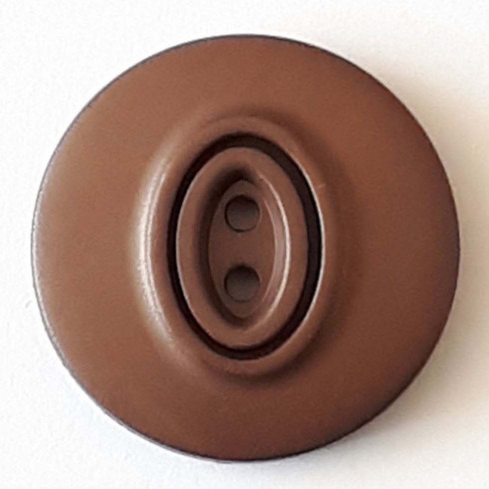 Dill Brown Round Plastic Buttons (Value Pack)