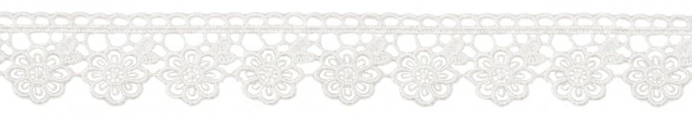 Essential Trimmings Ivory Flower Guipure Lace Trim (Value Roll)