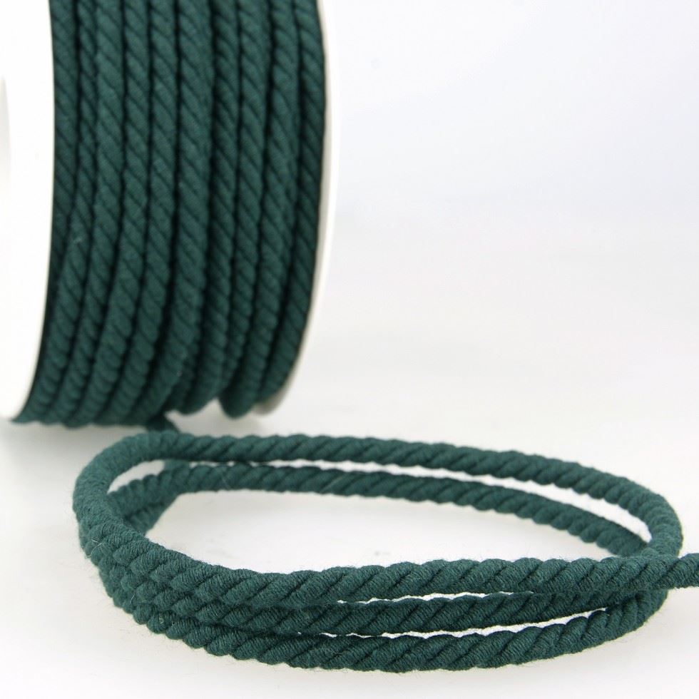 Stephanoise Round Cotton Cord Bottle Green
 