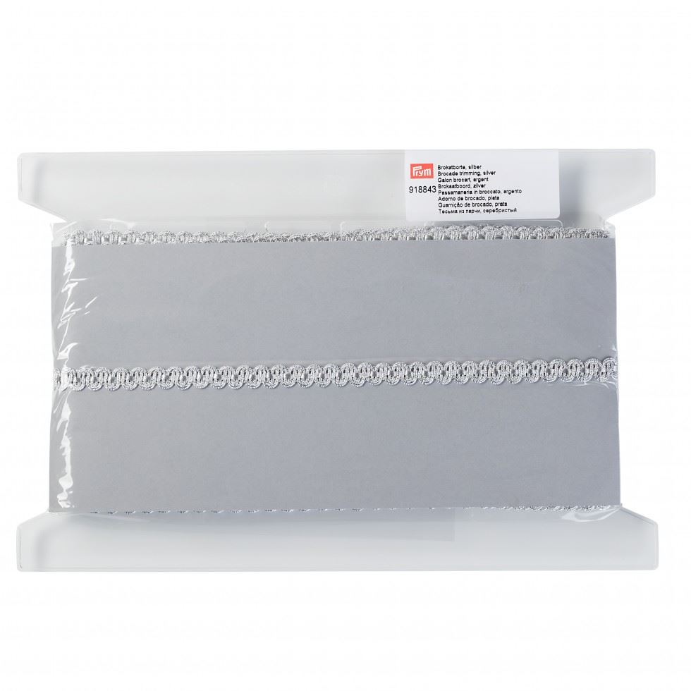 Prym Woven Braid Trim Silver
 
