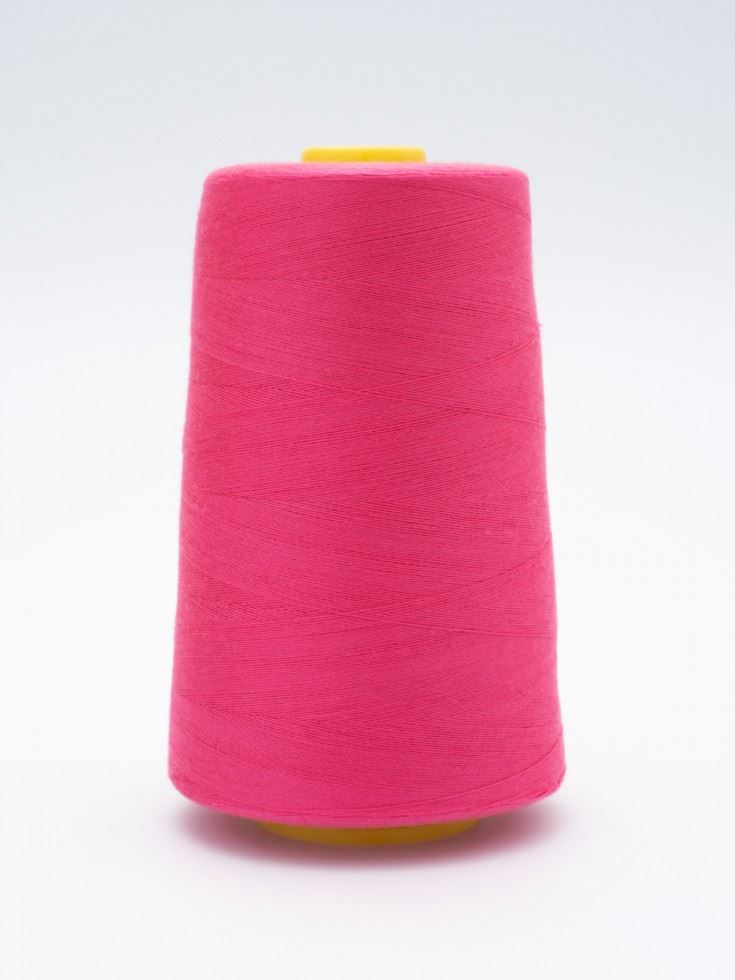 120s Sewing Thread Cone Cerise Pink