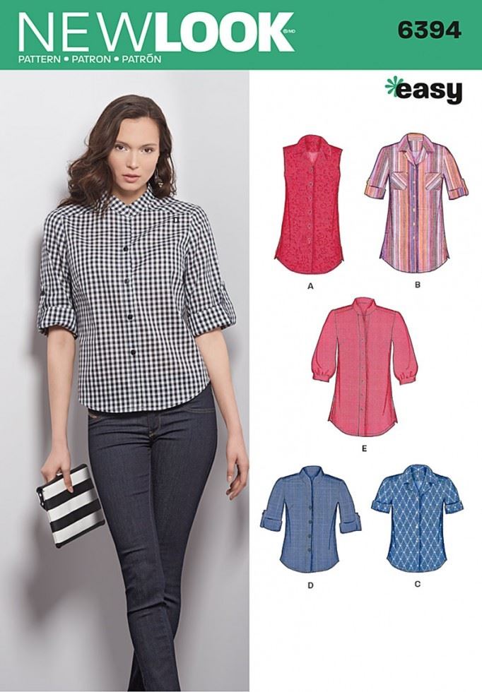 Minerva Sewing Pattern 6394 New Look Newlook-6394