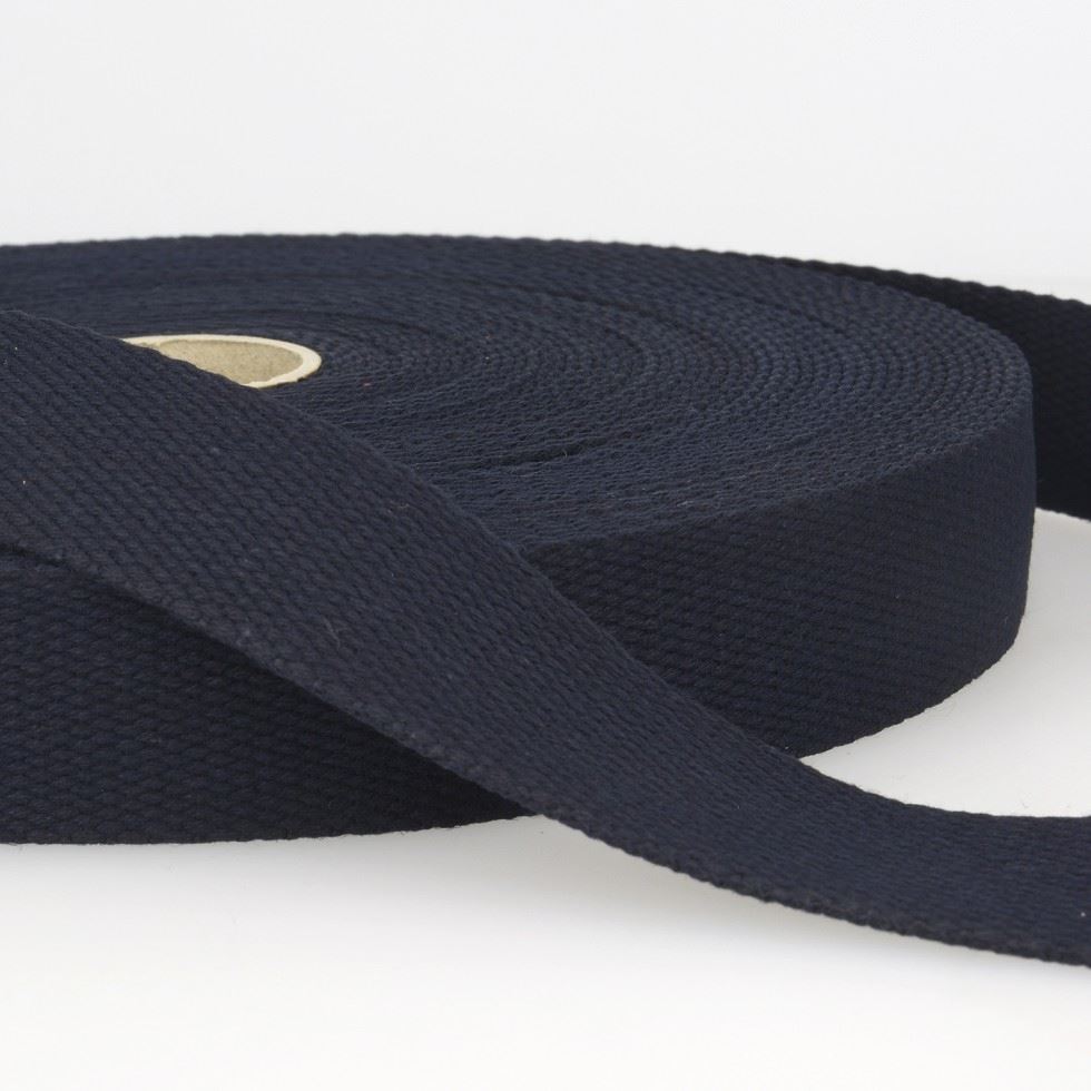 Stephanoise Cotton Webbing Navy Blue
 