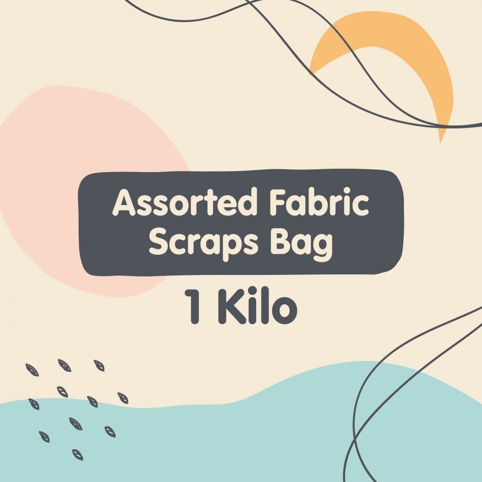 1 Kilo Fabric Scrap Bag
 
