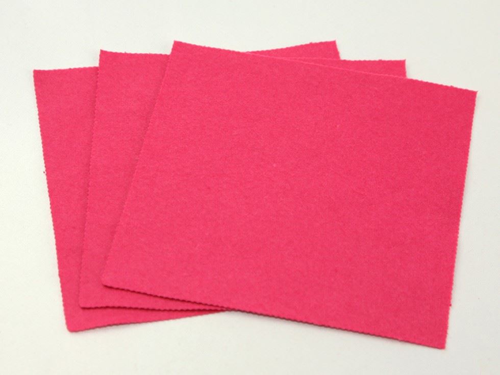 Minerva Core Range Self Adhesive 9Inch Felt Fabric Sheets Heather Pink
