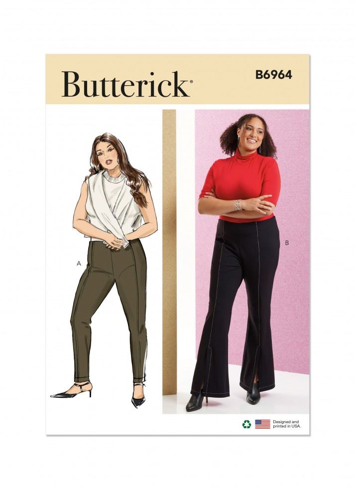 Minerva Sewing Pattern 6964 Butterick Butterick-6964-W2